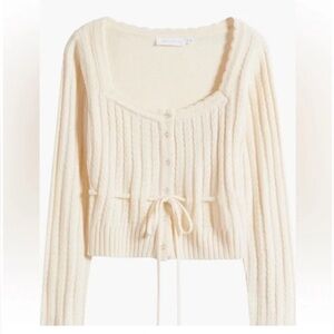 All in favor yellow sweater